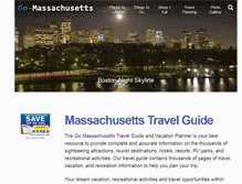 Tablet Screenshot of go-massachusetts.com